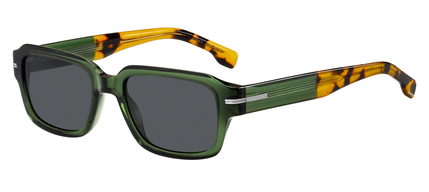 Boss 1596/S Green Havana/Grey #colour_green-havana-grey