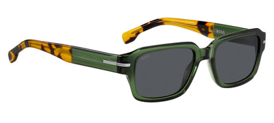 Boss 1596/S Green Havana/Grey #colour_green-havana-grey