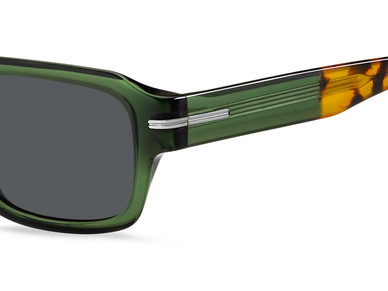 Boss 1596/S Green Havana/Grey #colour_green-havana-grey