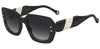 Carolina Herrera HER 0186/S Black White/Dark Grey Gradient #colour_black-white-dark-grey-gradient