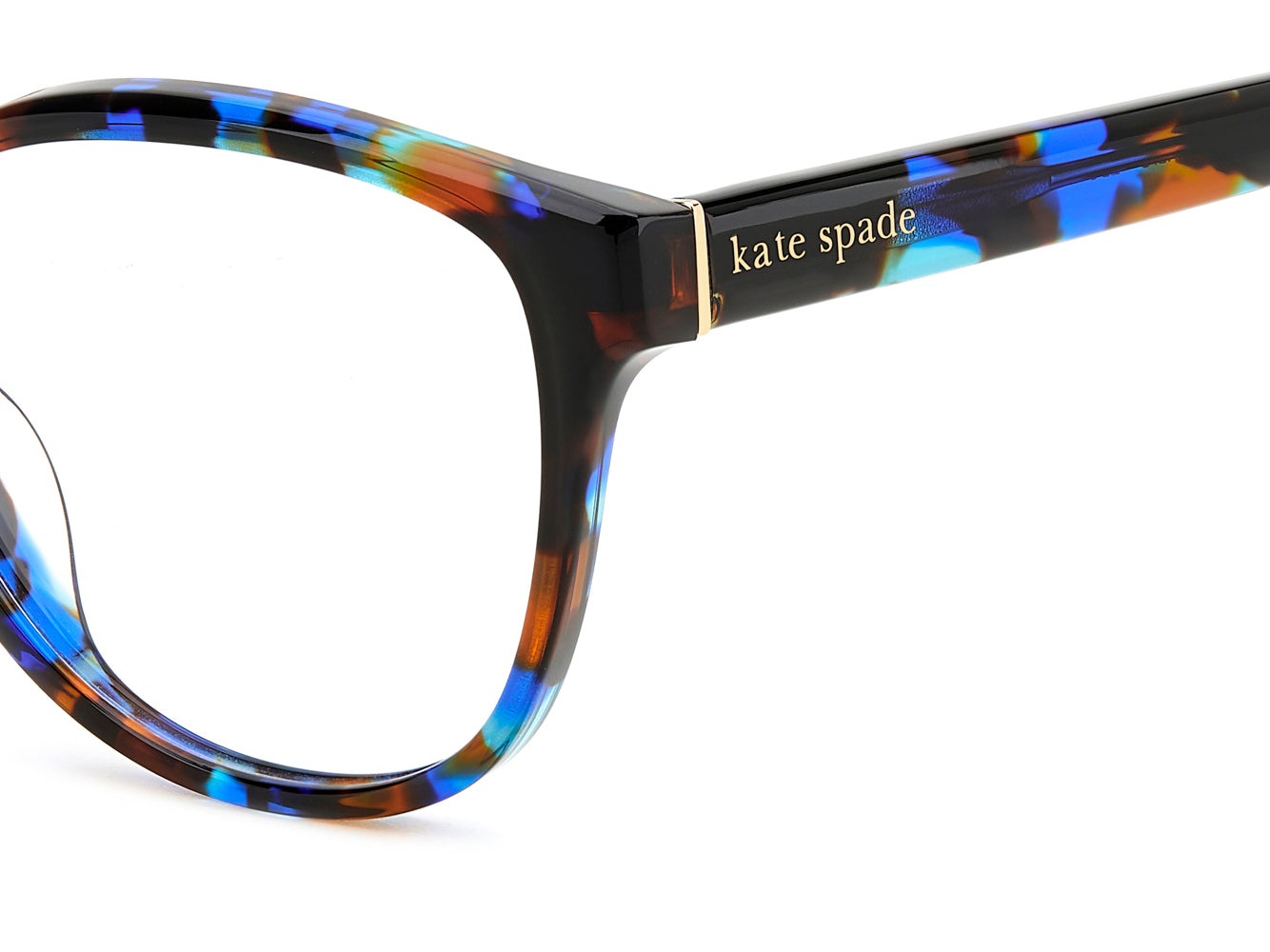 Kate Spade Rosalind/G Black Blue Havana #colour_black-blue-havana