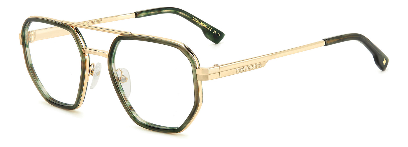 DSQUARED2 D2 0111 Horn Green #colour_horn-green