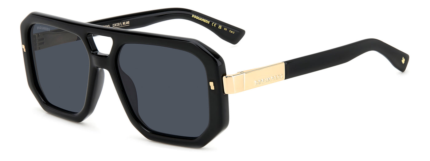 DSQUARED2 D2 0105/S Black/Grey #colour_black-grey