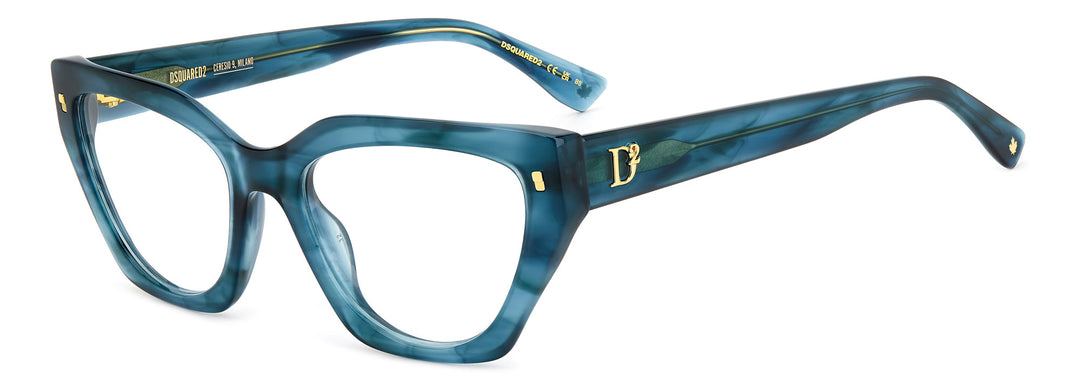 Dsquared2 キャットアイフレムメカネ D20042 2M2 DSQUARED2 D2 0035 Square Glasses | Fashion Eyewear US