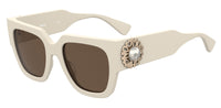 Moschino MOS153/S Ivory/Brown #colour_ivory-brown