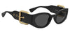 Moschino MOS154/S Black Gold/Grey #colour_black-gold-grey