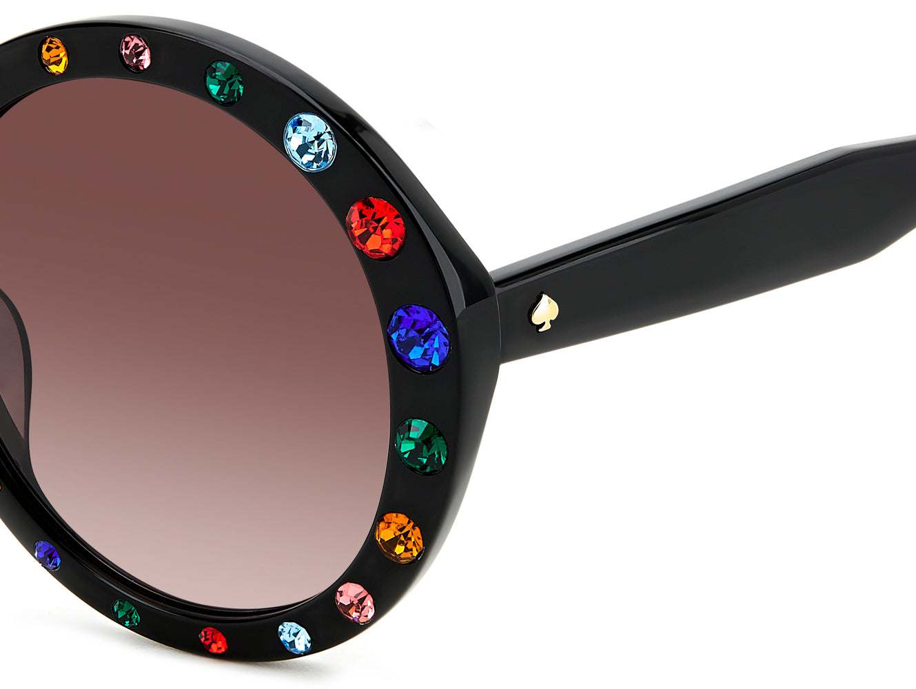 Kate Spade Zya/G/S/Strass Black Multicolour/Brown Gradient #colour_black-multicolour-brown-gradient