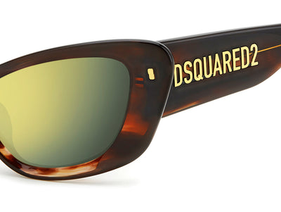 DSQUARED2 D2 0118/S Brown Horn/Gold #colour_brown-horn-gold