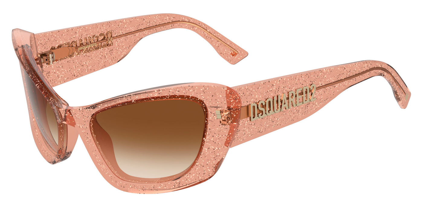 DSQUARED2 D2 0118/S Peach/Brown Gradient #colour_peach-brown-gradient