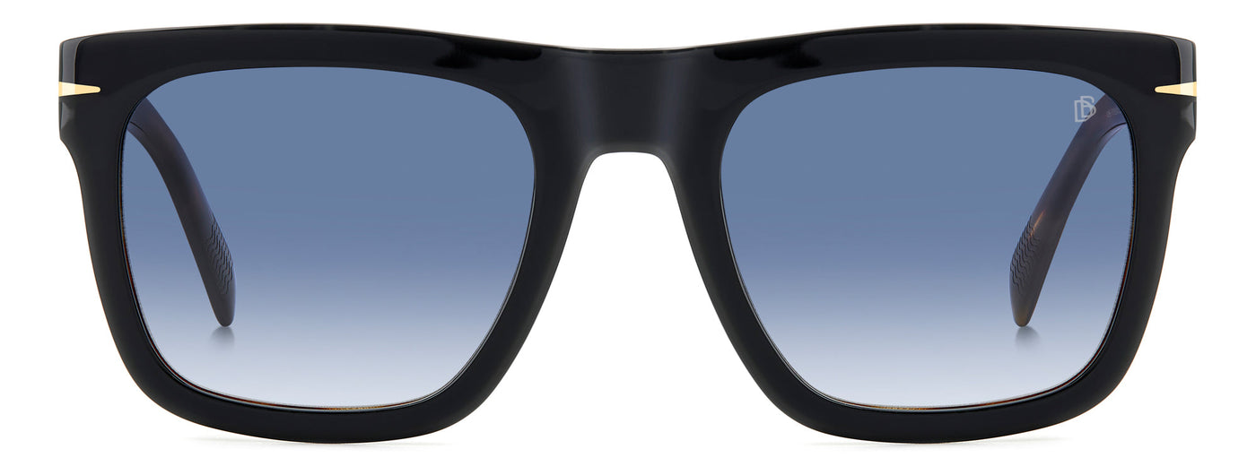 David Beckham DB7000/S FLAT Black Havana/Blue Gradient #colour_black-havana-blue-gradient