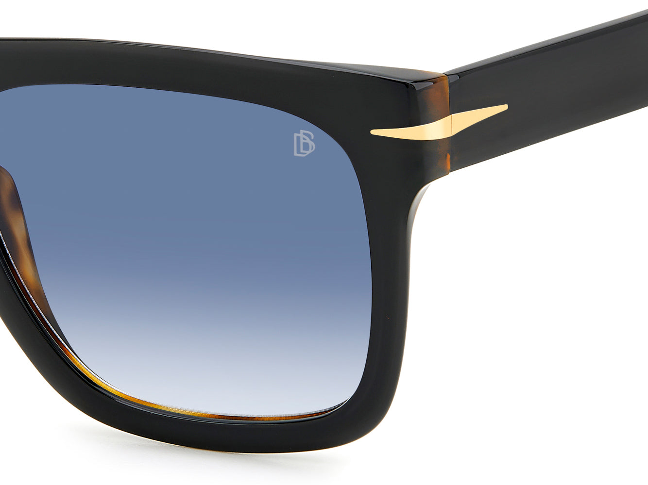 David Beckham DB7000/S FLAT Black Havana/Blue Gradient #colour_black-havana-blue-gradient