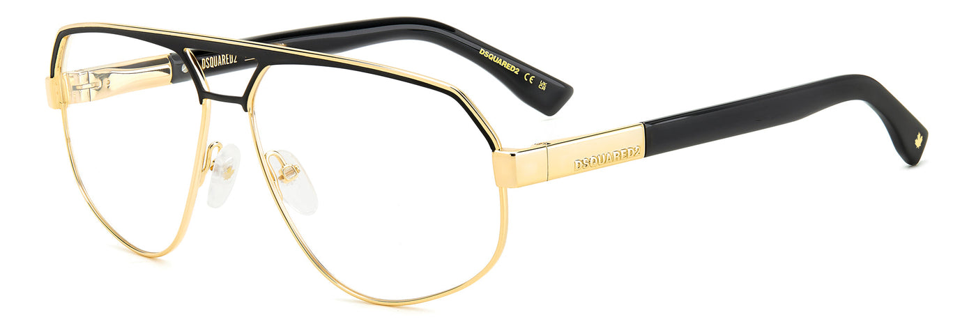 DSQUARED2 D2 0121 Gold Black #colour_gold-black