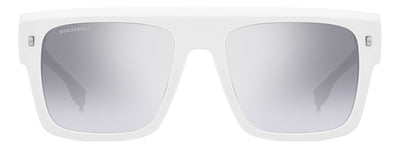 DSQUARED2 D2 0127/S White Black/Silver Gradient Mirror #colour_white-black-silver-gradient-mirror