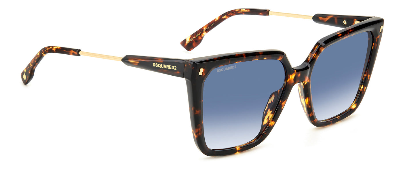 DSQUARED2 D2 0135/S Havana/Blue Gradient #colour_havana-blue-gradient