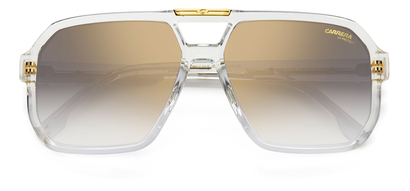 Carrera Victory C 01/S Crystal/Gold Gradient Mirror #colour_crystal-gold-gradient-mirror