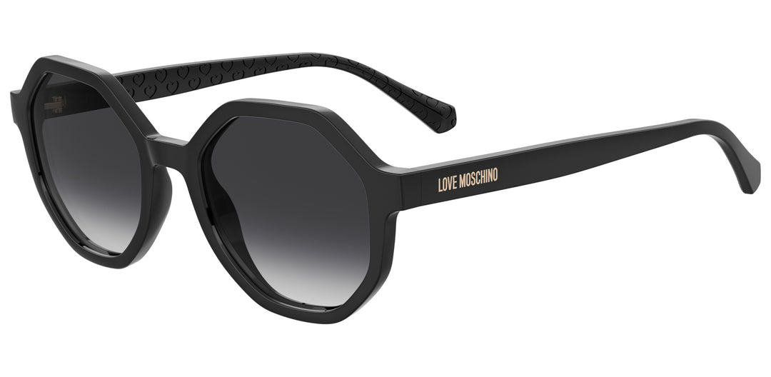 Love Moschino MOL076/S Round Sunglasses | Fashion Eyewear UK