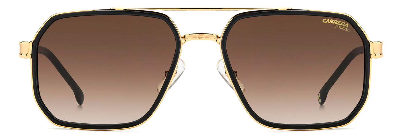 Carrera 1069/S Matte Black Gold/Brown Gradient #colour_matte-black-gold-brown-gradient