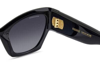 DSQUARED2 D2 0132/S Black/Grey Gradient #colour_black-grey-gradient