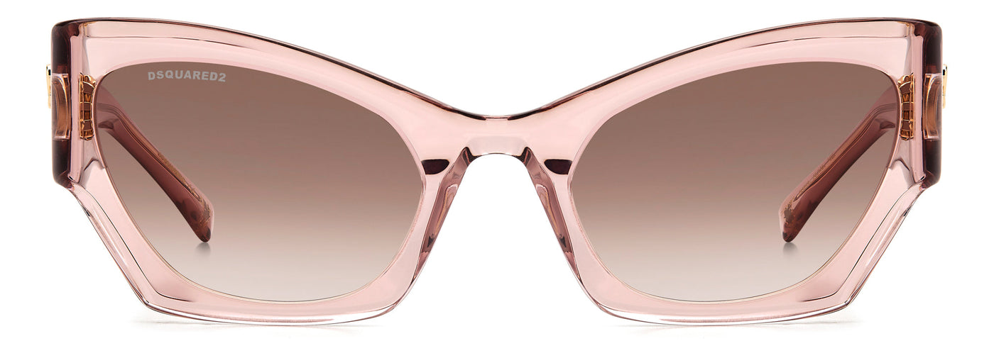 DSQUARED2 D2 0132/S Pink Crystal/Brown Gradient #colour_pink-crystal-brown-gradient