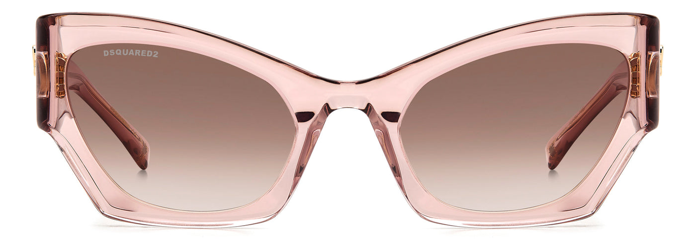 DSQUARED2 D2 0132/S Pink Crystal/Brown Gradient #colour_pink-crystal-brown-gradient