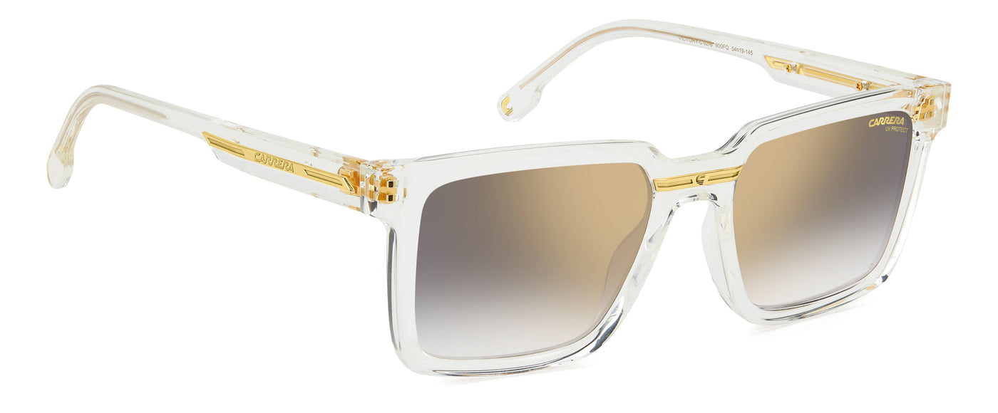 Carrera Victory C 02/S Crystal/Gold Gradient Mirror #colour_crystal-gold-gradient-mirror