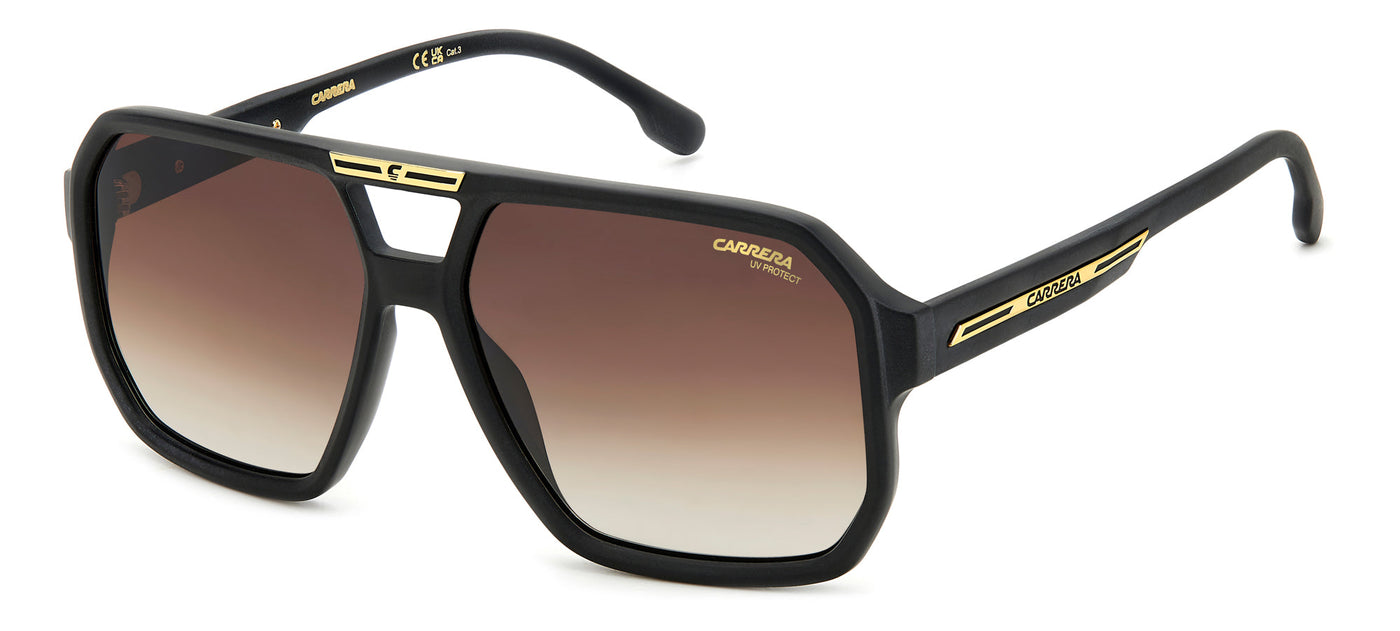 Carrera Victory C 01/S Matte Black/Brown Gradient #colour_matte-black-brown-gradient