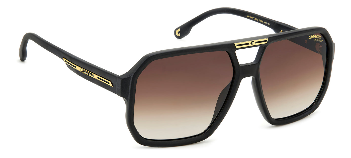 Carrera Victory C 01/S Matte Black/Brown Gradient #colour_matte-black-brown-gradient