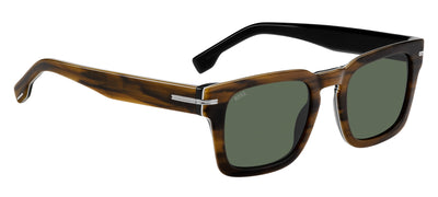 Boss 1625/S Striped Brown Black/Green #colour_striped-brown-black-green