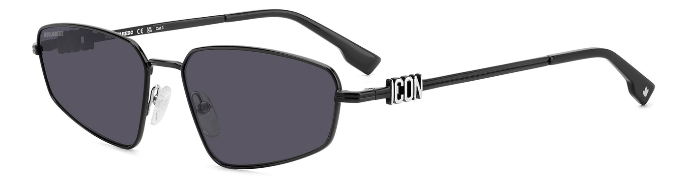 DSQUARED2 ICON 0015/S Black/Black #colour_black-black