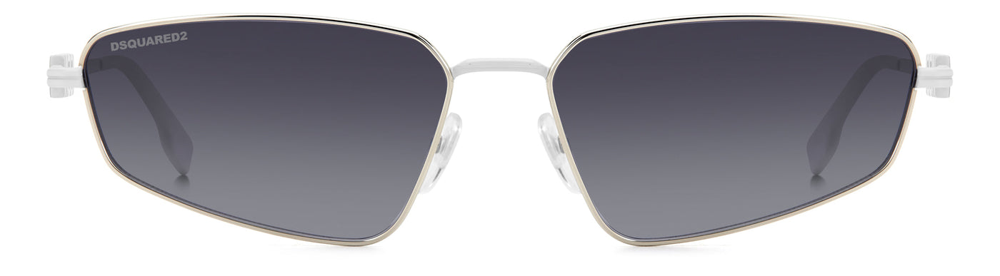 DSQUARED2 ICON 0015/S Palladium White/Grey Gradient #colour_palladium-white-grey-gradient