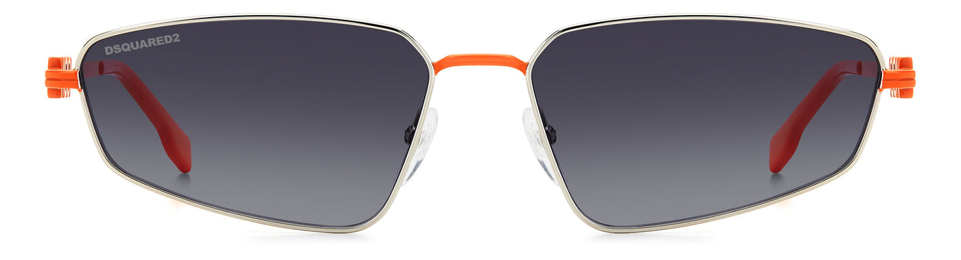 DSQUARED2 ICON 0015/S Palladium Orange/Grey Gradient #colour_palladium-orange-grey-gradient