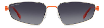 DSQUARED2 ICON 0015/S Palladium Orange/Grey Gradient #colour_palladium-orange-grey-gradient