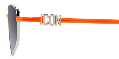 DSQUARED2 ICON 0015/S Palladium Orange/Grey Gradient #colour_palladium-orange-grey-gradient