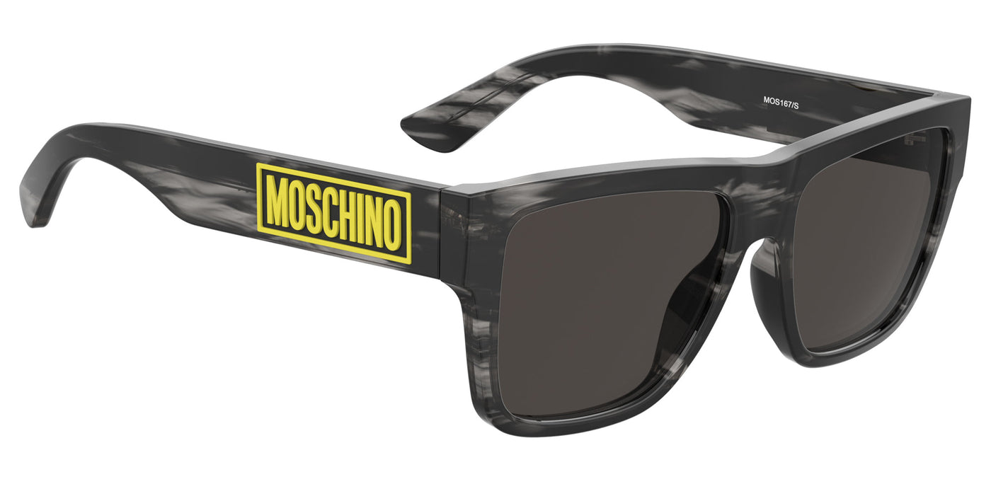 Moschino MOS167/S Grey Horn/Black #colour_grey-horn-black