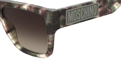 Moschino MOS167/S Brown Green Havana/Brown Gradient #colour_brown-green-havana-brown-gradient