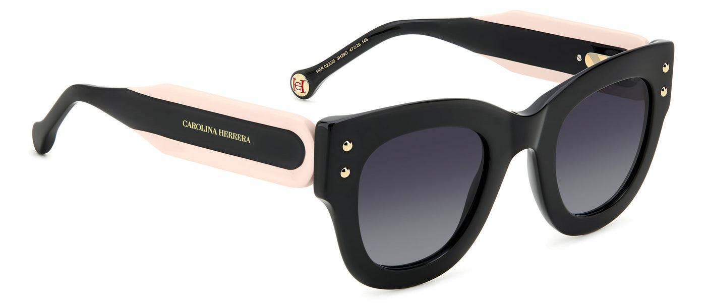 Carolina Herrera HER 0222/S Black Pink/Grey Gradient #colour_black-pink-grey-gradient