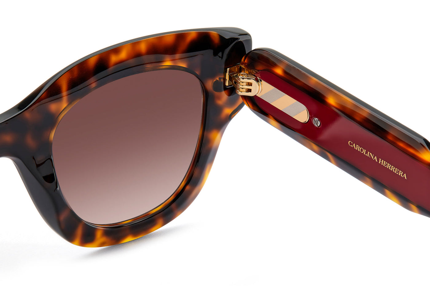 Carolina Herrera HER 0222/S Havana Red/Brown Gradient #colour_havana-red-brown-gradient