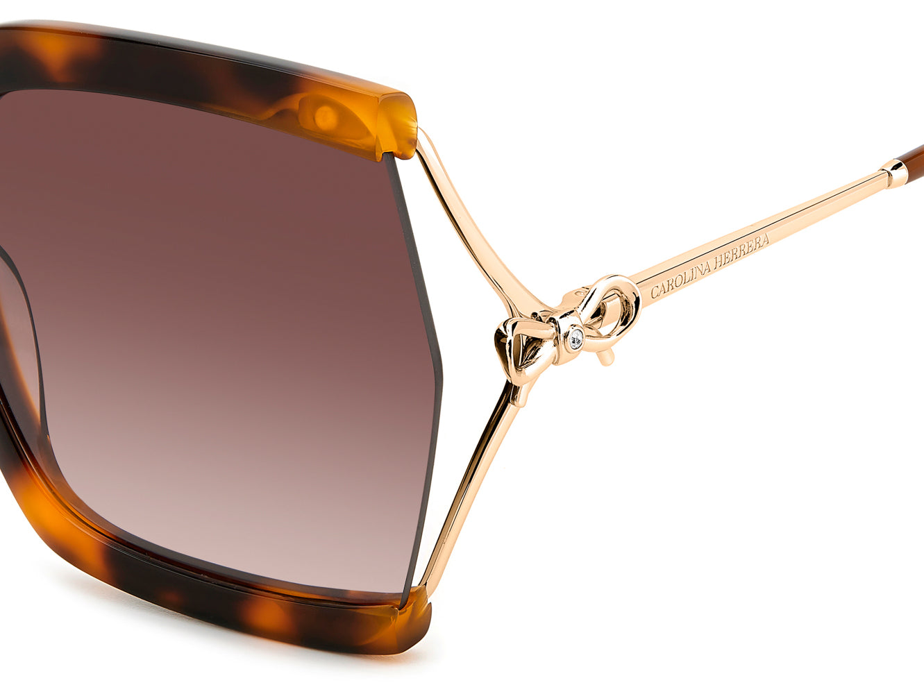 Carolina Herrera HER 0216/G/S Brown Havana Gold/Brown Gradient #colour_brown-havana-gold-brown-gradient