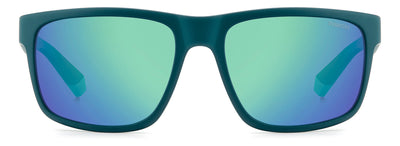 Polaroid PLD 2157/S Matte Teal/Blue Mirror Polarised #colour_matte-teal-blue-mirror-polarised
