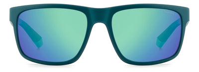 Polaroid PLD 2157/S Matte Teal/Blue Mirror Polarised #colour_matte-teal-blue-mirror-polarised