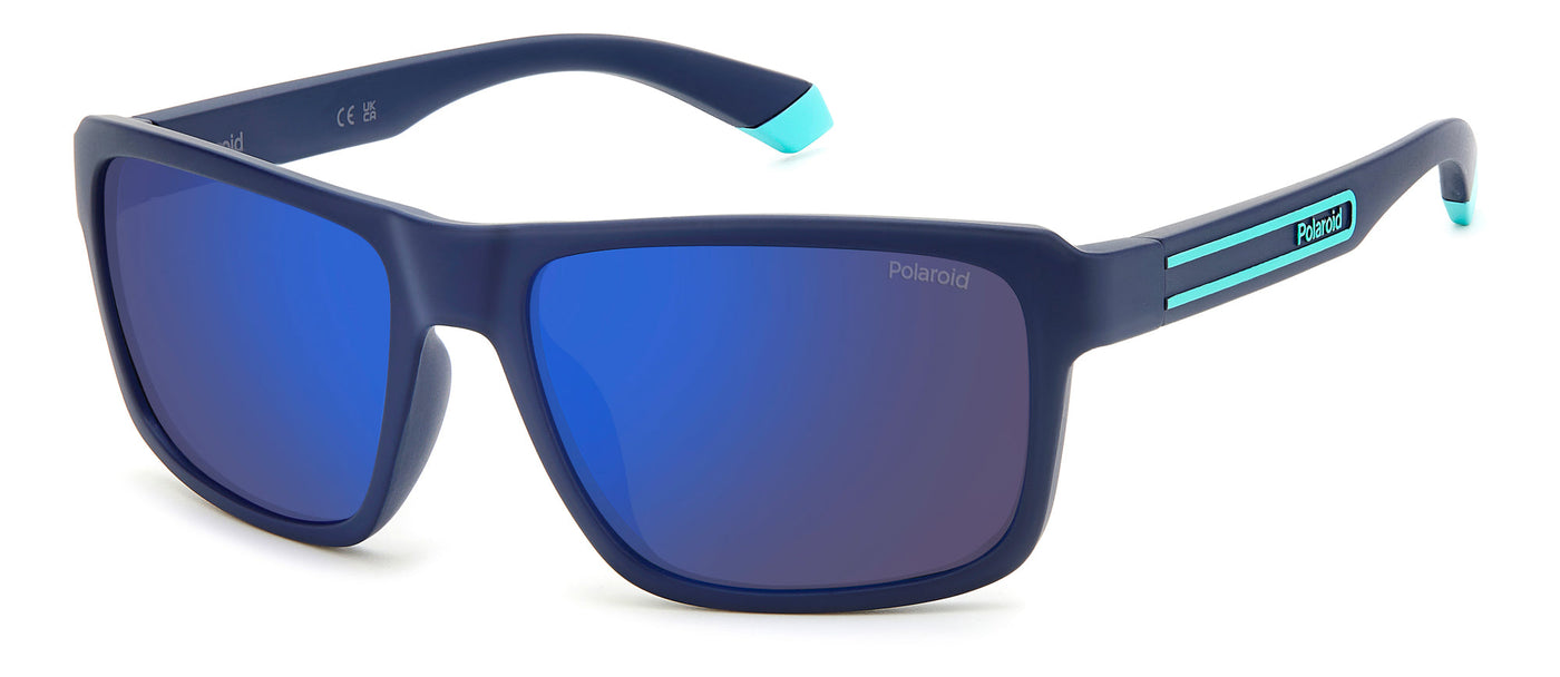 Polaroid PLD 2158/S Matte Blue/Blue Polarised Mirror #colour_matte-blue-blue-polarised-mirror