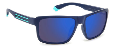 Polaroid PLD 2158/S Matte Blue/Blue Polarised Mirror #colour_matte-blue-blue-polarised-mirror