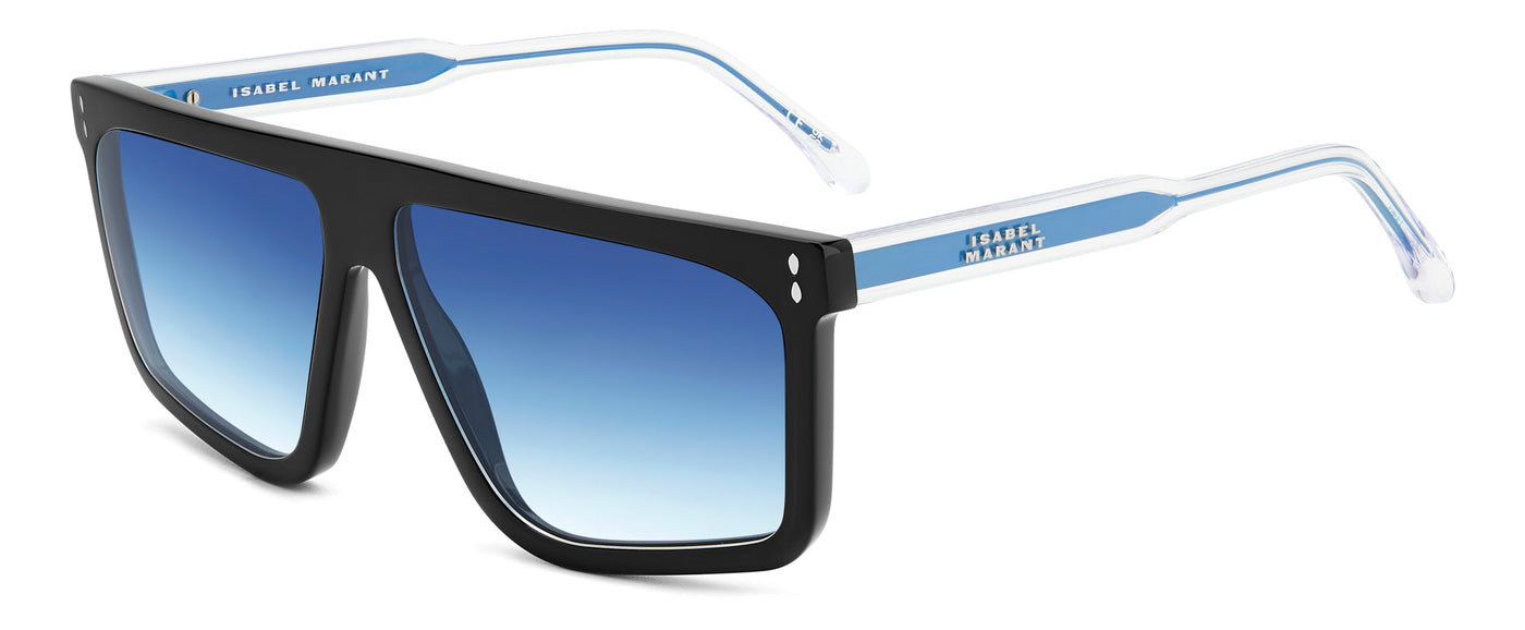 Isabel Marant IM 0164/S Black/Blue Gradient #colour_black-blue-gradient
