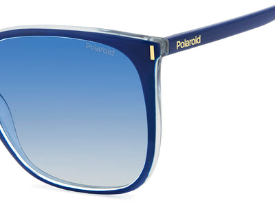 Polaroid PLD 6218/S Blue/Blue Polarised Gradient #colour_blue-blue-polarised-gradient