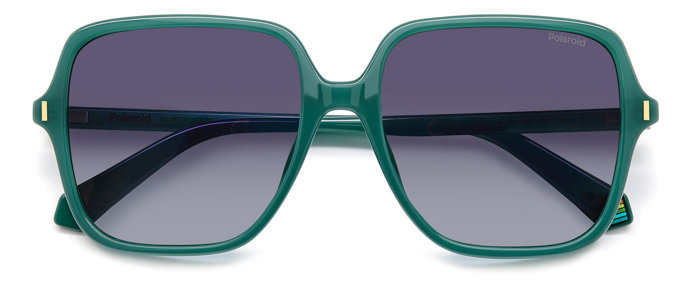 Polaroid PLD 6219/S Green/Blue Polarised Gradient #colour_green-blue-polarised-gradient