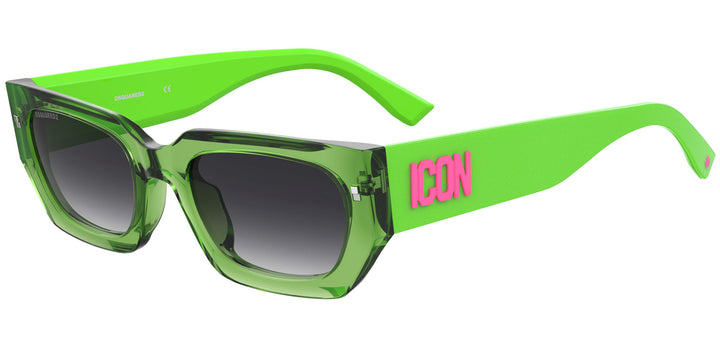 DSQUARED2 ICON 0017/S Rectangle Sunglasses | Fashion Eyewear US