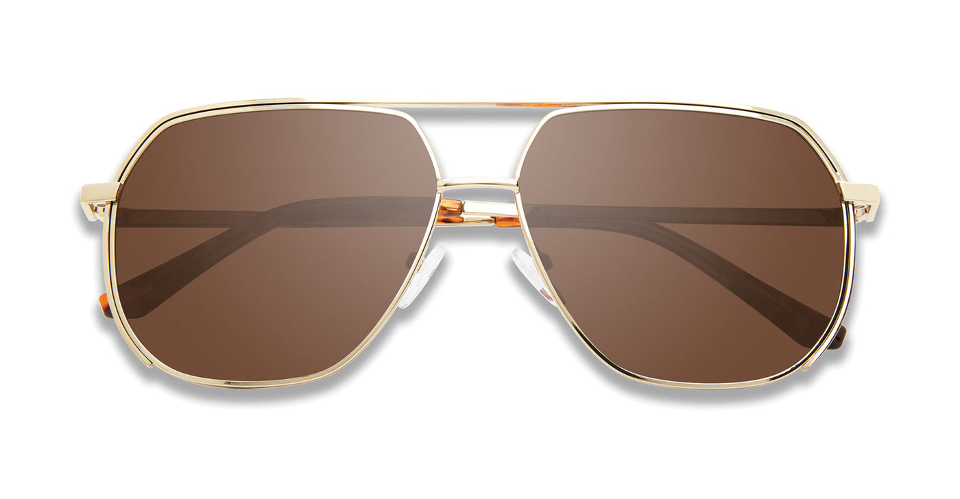 Prive Revaux Fuego/S Gold/Bronze Polarised #colour_gold-bronze-polarised