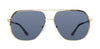 Prive Revaux Fuego/S Gold Blue/Blue Polarised #colour_gold-blue-blue-polarised