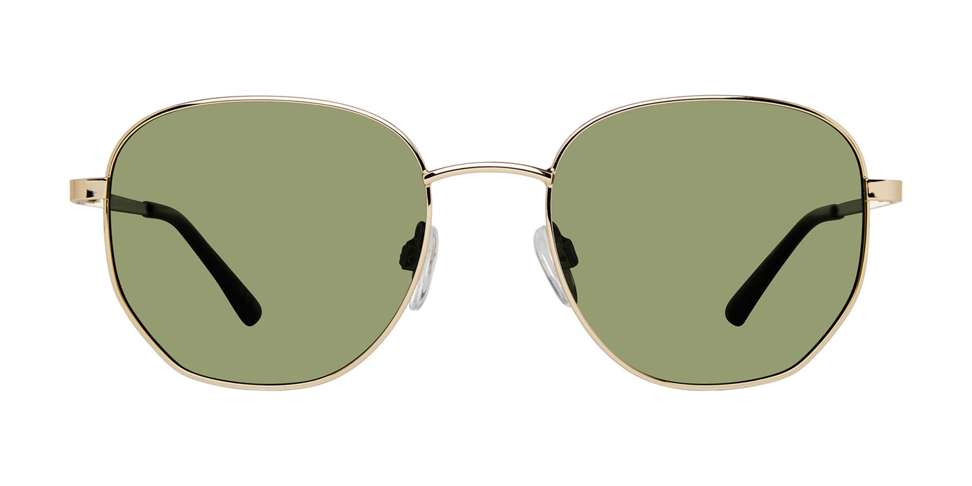 Prive Revaux Nite Bird/S Gold Green/Green Polarised #colour_gold-green-green-polarised