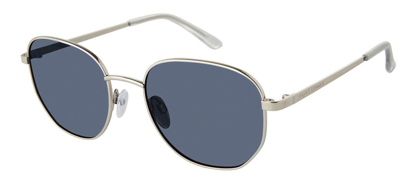 Prive Revaux Nite Bird/S Silver/Blue Polarised #colour_silver-blue-polarised